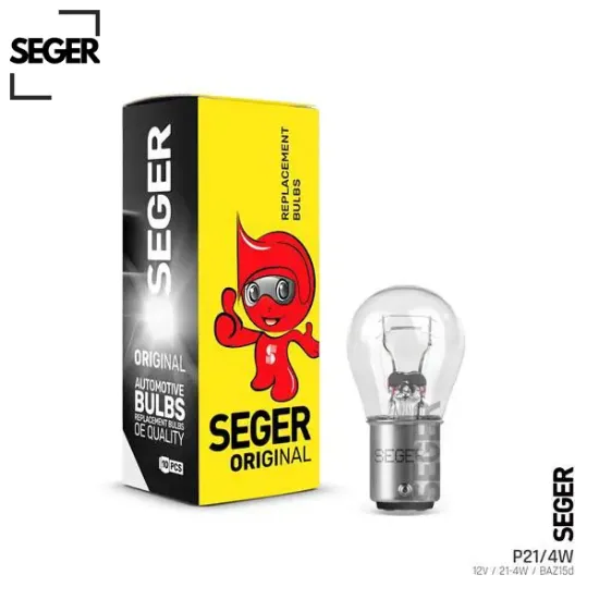 Ampul p21/4w 12v 21/4w 1016 baz15d standart yenileme seger  resmi