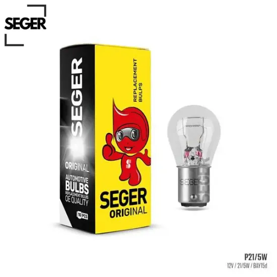 Ampul p21/5w 12v 21/5w 1016 bay15d standart yenileme seger  resmi