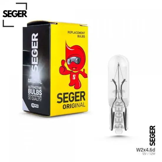 Ampul w1.2w 12v 1.2w w2x4.6d t5 k. Dipsiz standart yenileme seger  resmi