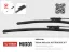 Silecek süpürgesi 580/530mm muz tipi kng ıı 01/08 sılbak  resmi