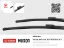 Ön silecek süpürgesi 650380mm muz tipi partner tepe - berlıngo 08 grande punto -lınea 08 50 megane e sılbak unıversal resmi