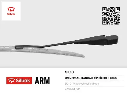 Silecek kolu 385mm r12 tsw-toros arka sılbak  resmi