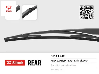 Silecek süpürgesi arka plastik tip 350mm daıhatsu sirion m3 10/04 . Hyundaı accent ııı mc 11/0 5 11/ sılbak  resmi