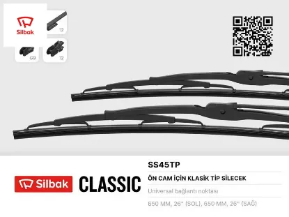 Silecek süpürgesi 650mm fh12-euro cargo-tech-stralıs-trakker-atego-axor-benz 17 22-3336-1729-4850 sılbak  resmi