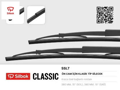 Silecek süpürgesi kollu 385mm slx ön sılbak 85009283 resmi
