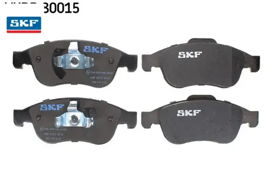 Ön fren balatası megane ııı 09 scenıc ııı 09 fluence 10 duster 10 lodgy 12 captur ı 13 1.5 dcı 1.6 1 skf 410a12582r/ 410600379r/ 410605961r resmi