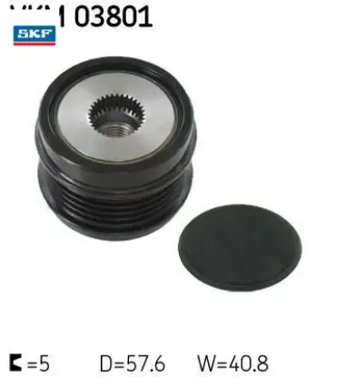 Alternator kasnagı mercedes w176 w246 c117 x156 skf a2701550315 resmi