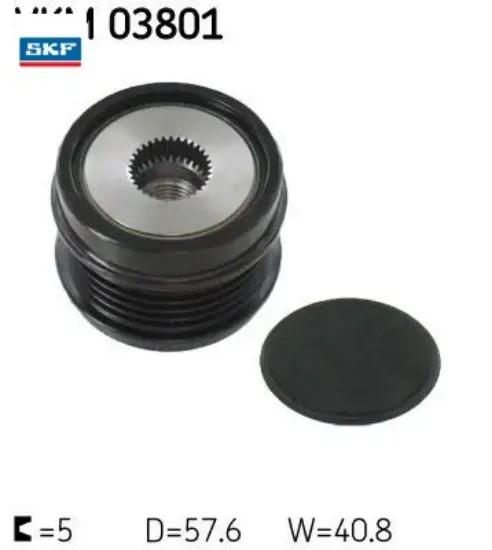 Alternator kasnagı mercedes w176 w246 c117 x156 skf a2701550315 resmi