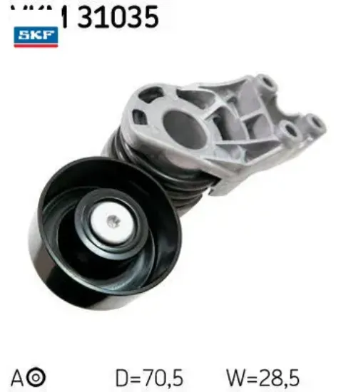 Alternatör gergi rulmanı kütüklü polo-fabıa-cordoba 1.4 tdı 2001-2009 amf-bnv-bnm skf 045903315a resmi