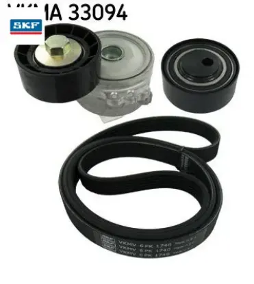 Alternatör gergi kiti partner-expert-berlıngo-jumpy 2.0 hdı-scudo 2.0 jtd 00-06 skf 1613844680/ 5750.Gk/ 5750.Vs/ 5750.R9 resmi