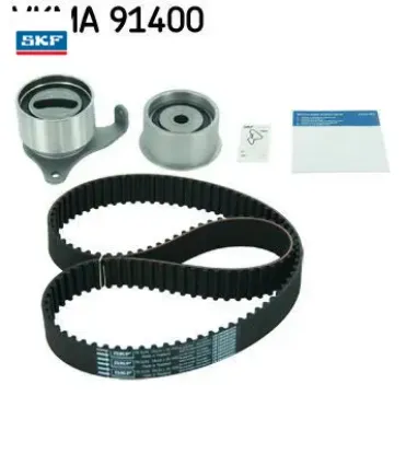 Triger kayış seti eksantrik seti toyota corolla 1.3l 4e-fe enjeksiyonlu ee111 99-00 1 kayış 2 rulman skf 1356819106/ 1350511040/ 1350311030 resmi