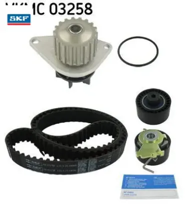 Devirdaim eksantrik gergi kiti p206-p307-p1007-c2-c3c-c4 1.4 16v kfu et3j4 skf 1610793380/ 1609525780/ 9645209880 resmi
