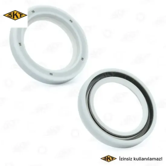 Krank ön keçe slikonlu 8mm r12 35x50x8 skt 7703087075 resmi