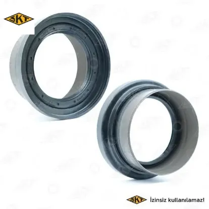 01033861b krank mil keçesi passat 1.8tfsı-2.0tfsı 05-10 a3 1.8tfsı 48x60-74x12.6-26.6 skt 02j409528a/ 02j409528c resmi