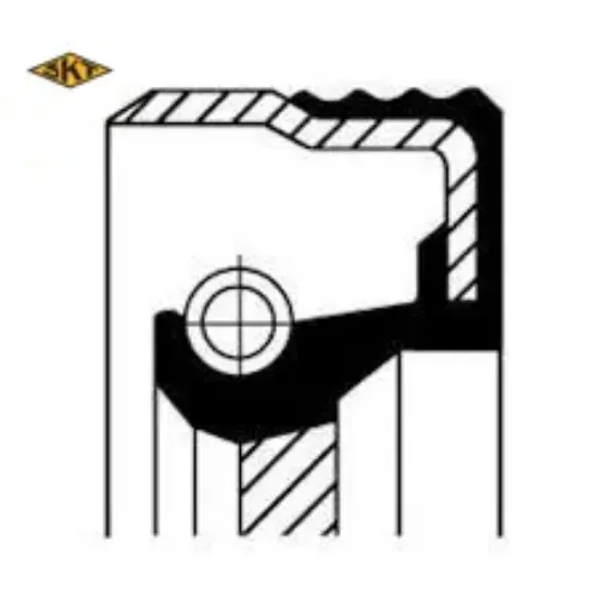 Arka teker keçe corsa 1.4 1.6 astra 1.4i 1.6 i l3lr ss 35x54x9.5x13.5 skt 374227/ 90486078/ 2743160g10 resmi