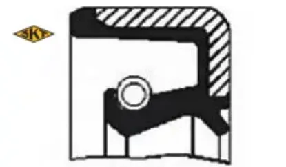 Ön aks keçesi ford ranger-2.5 td 99 02 skt xm341177aa/ os11333067y/ s11333067 resmi