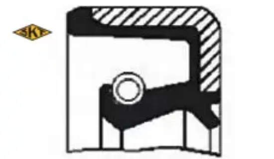 Ön aks keçesi ford ranger-2.5 td 99 02 skt xm341177aa/ os11333067y/ s11333067 resmi