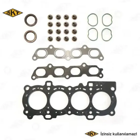 Üst takım conta fiesta v 01>08 . Fusion 01>12. Focus ıı 03>14 silindir kapak contalı 1.4 80hp zetec skt 2s6g 6014 aa resmi