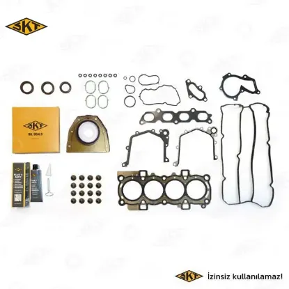 Tam takım conta fiesta vısilindir kapak contalı 1.4 16v97 hp 08 benzinli motorlar skt 8a6g 6008 aa resmi