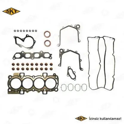 Üst takım conta fiesta vısilindir kapak contalı 1.4 16v97 hp 08 benzinli motorlar skt 8a6g 6014 aa resmi