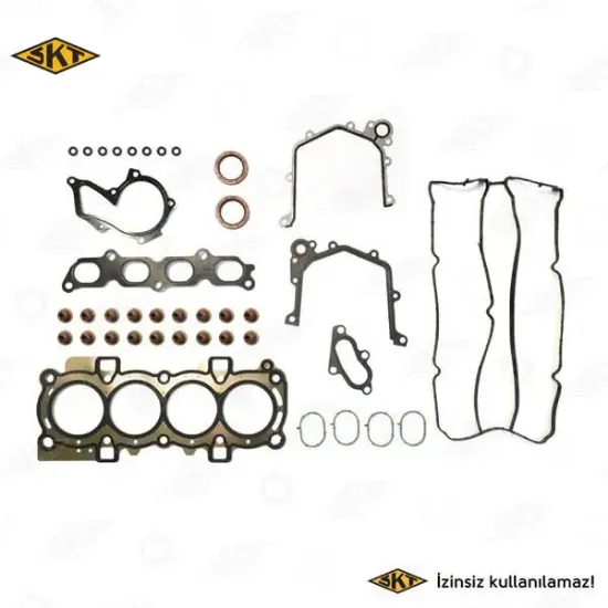 Üst takım conta fiesta vısilindir kapak contalı 1.4 16v97 hp 08 benzinli motorlar skt 8a6g 6014 aa resmi