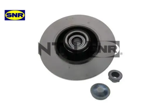 Arka fren diski megane ıv 15 dış cap: 260 mm k:86 mm 5 delik abs sensörlü rulmanlı snr 432027412r/ 432000185r/ 432006609r resmi