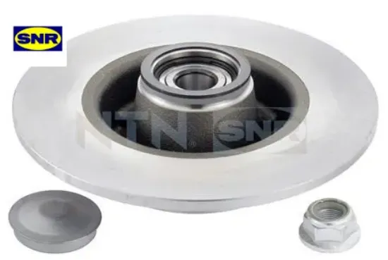 Arka fren aynası renault megane ıı 02 modus 04 clıo ııı 05 240x82.5x4delik rulmanlı abs sensörlü snr 7701207823/ 432005338r/ 8660001811 resmi