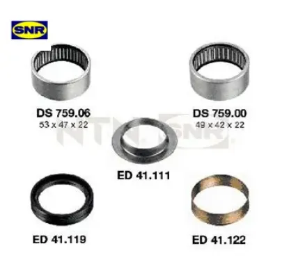 Torsiyon tamir takımı p205-306-309 1.4-1.5-1.6-1.7d-1.9-xsara-zx 1.4i 1.6 16v-1.8i-1.9 snr 5132.49 resmi