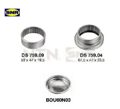 Torsiyon tamir takımı kiti keçe siz/kapaklı 206 1.4-1.6 inj 2.0 hdix o snr 5132.72/ 5131.A6 resmi