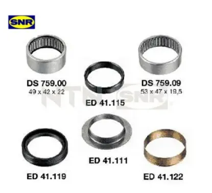 Torsiyon tamir takımı kiti xsara-306 x snr 5131.45/ 5154.10 resmi