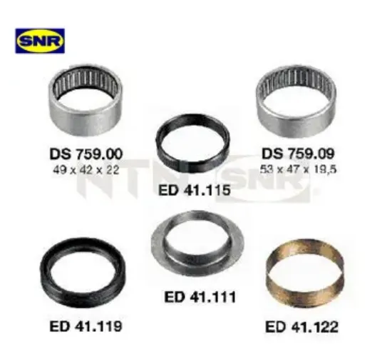 Torsiyon tamir takımı kiti xsara-306 x snr 5131.45/ 5154.10 resmi