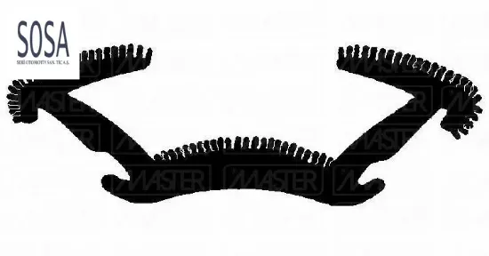 Arka cam kadifeli fitil 193cm r12 15102 sosa 7700518502 resmi