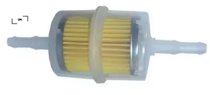 Benzin filtresi şeffaf tip üniversal spk  resmi