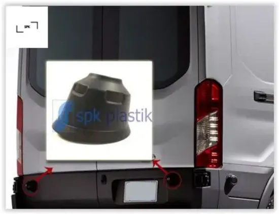 Arka kapı dayama plastiği sağ-sol transit v363 spk bk31v272a56bdn resmi