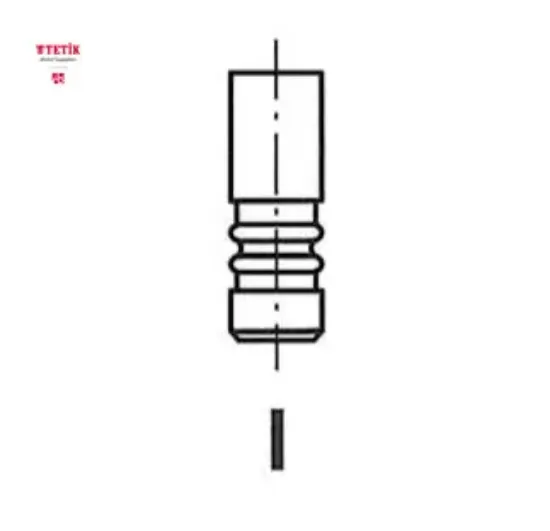 Supap takımı m102 w201 w124 w123 w461 ın:4 ex:4 tetık a1020531801/ a1020500327 resmi