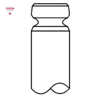 Supap takımı m111 w202 w203 cl203 c208 w210 w140 r170 tek tırnak ın:8 ex:8 tetık a1110531101/ a1110501227 resmi