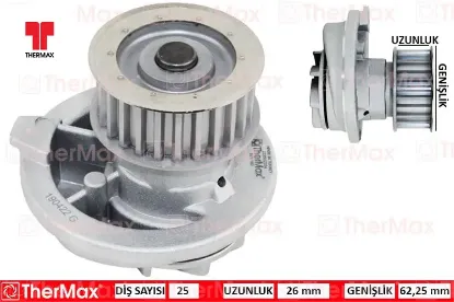 Devirdaim astra f-g-vectra a-b-omega b-kadett e-calıbra a 1.8i 16v-1.7d-2.0i 16v t 1334041 thermax 1334053/ 9192370/ 1334050/ 90466343 resmi