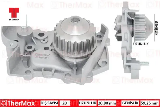 Devirdaim r19-clıo-exp 1.4 enj. E6j-e7j pa412 t thermax 7700736091/ 7701633125 resmi