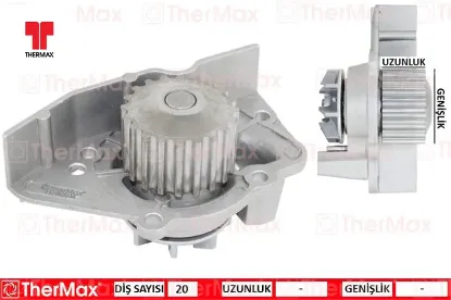 Devirdaim pejo xsara 1.8 bx zx xantıa 1.8 306 406 806 berlıngo 1.8 ulysse 1.8 expert partner thermax 1201.50/ 1201.61/ 9565656788/ 95656567 resmi