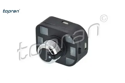 755 ayna ayar kumanda düğmesi ısıtmalı siyah-5pr a3-a6-a8-q7 topran 4f0959565/ 4f0959565a resmi