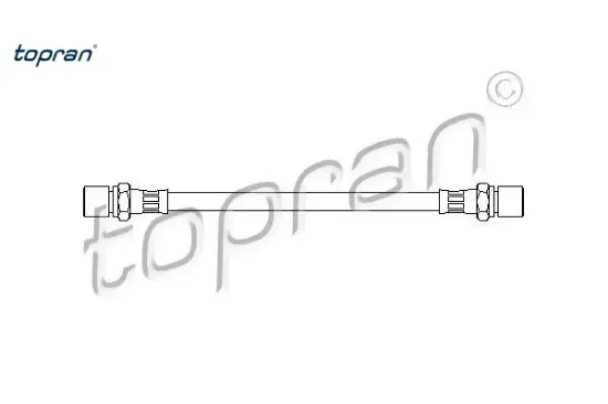 755 fren hortumu arka corsa-b-vectra-b topran 562094/ 562346 resmi