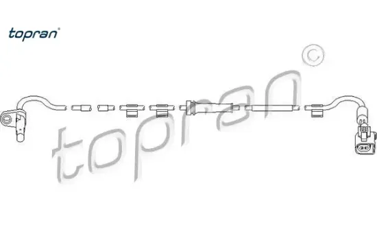 Arka abs hız sensoru sol transıt v347 v348 tt9 2.2 155ps 11 14 2.2 tdcı 2.4 tdcı 3.2 tdcı topran 6c112b372ce/ 6c112b372cd/ 1785284 resmi