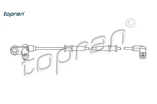 Abs sensoru on s-class w220 c215 topran a2205400117 resmi