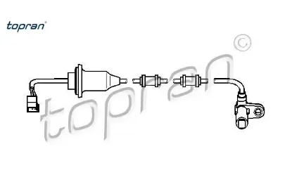 Abs sensoru arka sag s-class w220 c215 topran a2205400517 resmi