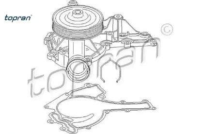 Devırdaım pompası m272 w203 w204 cl203 c209 w211 w212 c207 r172 topran a2722000401 resmi