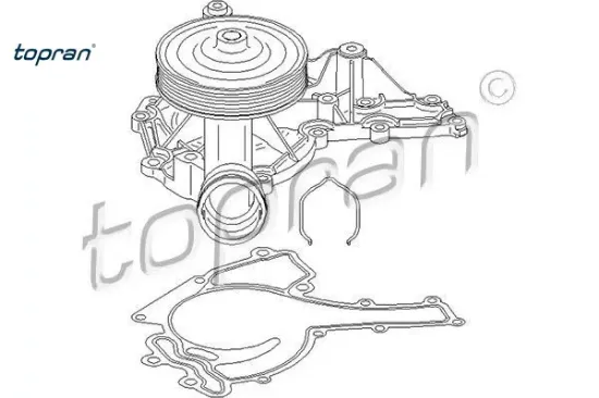 Devırdaım pompası m272 w203 w204 cl203 c209 w211 w212 c207 r172 topran a2722000401 resmi