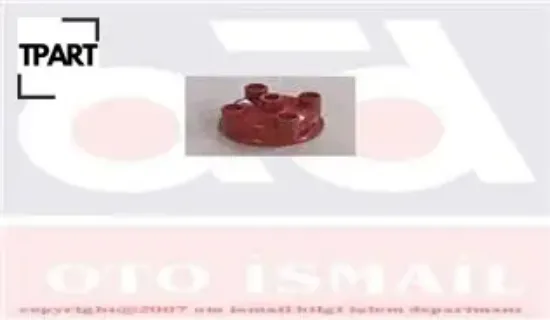 Distribütör kapağı normal kırmızı. Siyah 4 silindir orj.ürün tpart 043905207/ 043905207a resmi