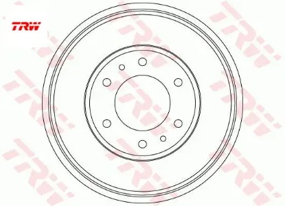 Arka kampana l200 2.5 dı-2.5 dı 4wd 05 trw 4615a127/ mn102439 resmi