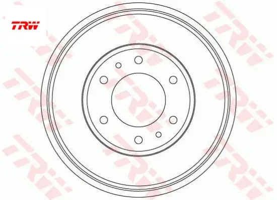 Arka kampana l200 2.5 dı-2.5 dı 4wd 05 trw 4615a127/ mn102439 resmi