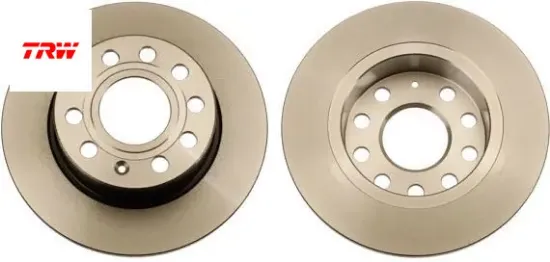 Arka fren aynası golf v-vı-octavıa 04 toledo ııı altea 04 leon 04 caddy ııı a3 03 255x10x9dl trw 1k0615601k/ 1k0615601ab resmi